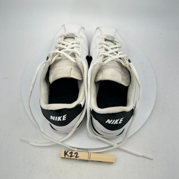 Nike Classic Cortez Leather White Black Youth Shoes 904764-102 Size 6.5Y EU 39 - Picture 12 of 14